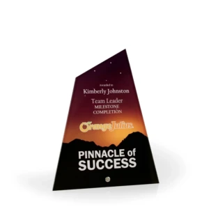 Gannett Peak Acrylic Award, Medium