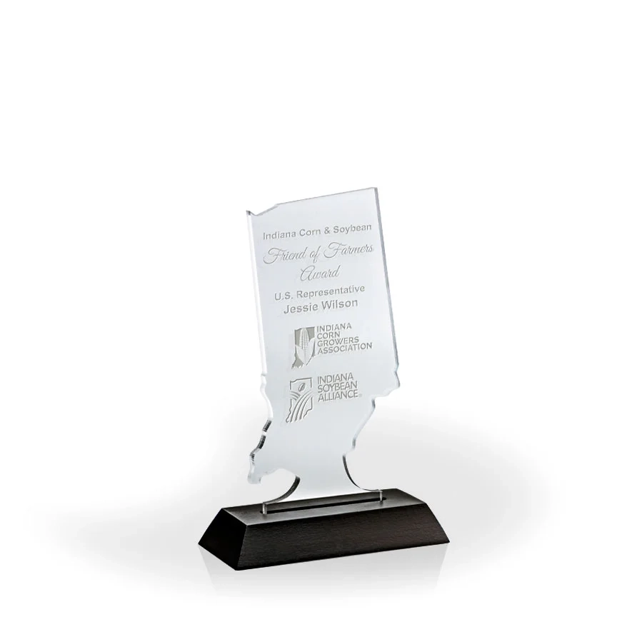 indiana-award-with-black-wood-base-engraved