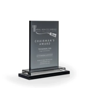 Slate Smoke Glass Award, Medium